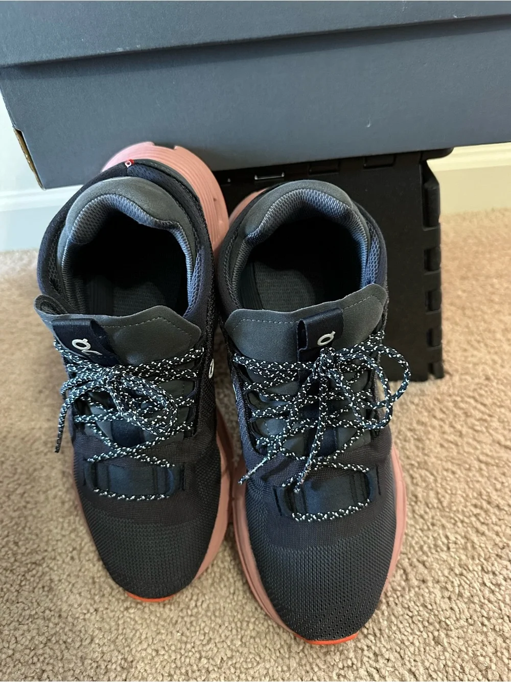 On Running Women's Navy and Pink Cloudswift Athletic Sneakers Size 10 W